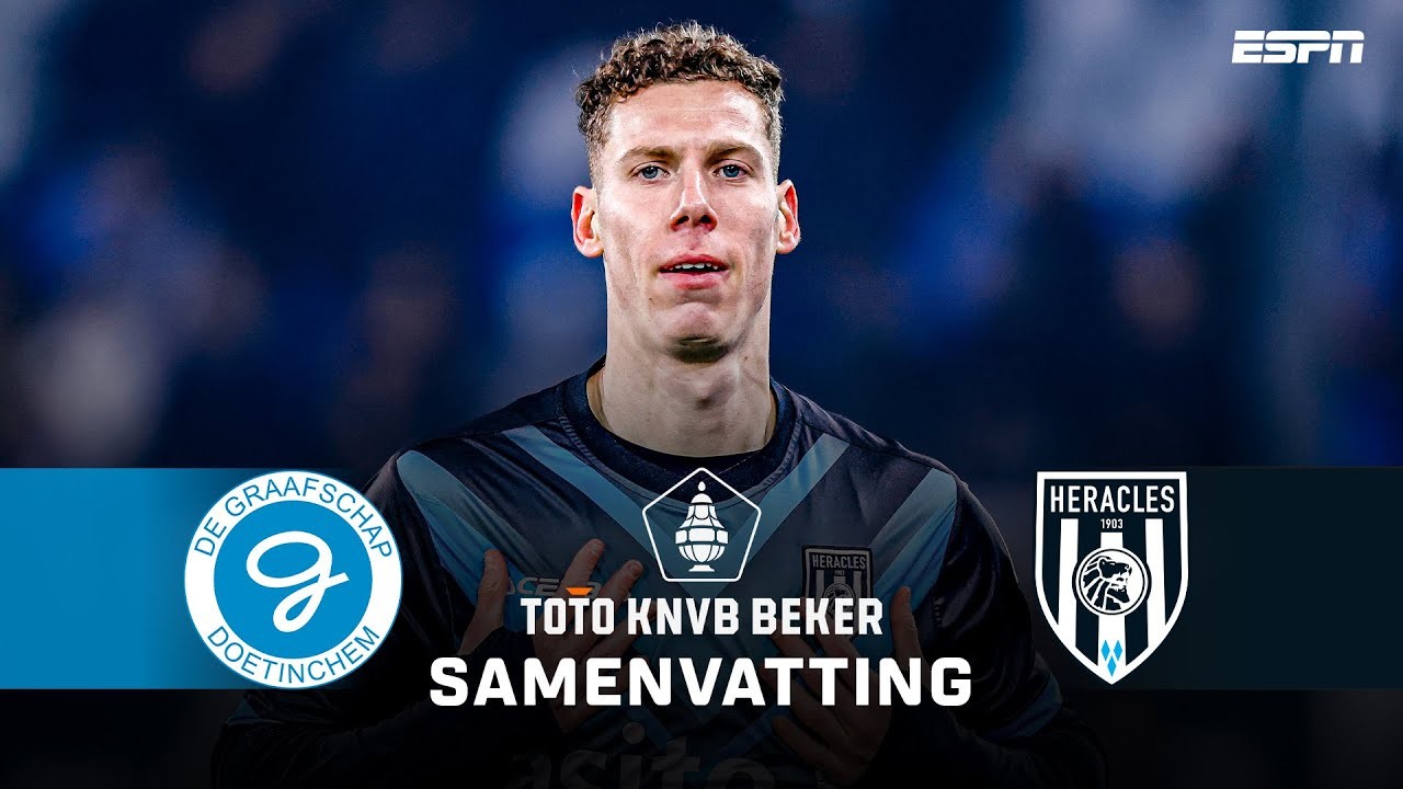 #ไฮไลท์ฟุตบอล [ เดอ กราฟสคัป 0 - 2 เฮราเคิ่ลส์ อัลมีโร่ ] ดัตช์ คัพ 2025/17.1.68