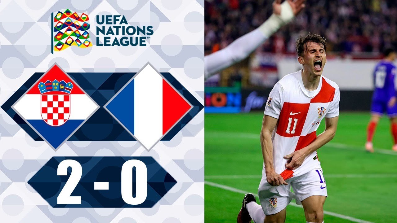 #ไฮไลท์ฟุตบอล [ โครเอเชีย 2 - 0 ฝรั่งเศส ] ยูฟ่า เนชั่นส์ ลีก 2025/21.3.68