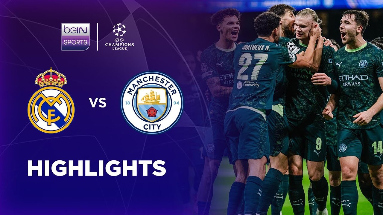 #ไฮไลท์ฟุตบอล [ เรอัล มาดริด 1 - 2 แมนเชสเตอร์ ซิตี้ ] ยูฟ่า แชมเปี้ยนส์ ลีก (รอบลีกเฟส)นัดที่6 2025/11.12.68