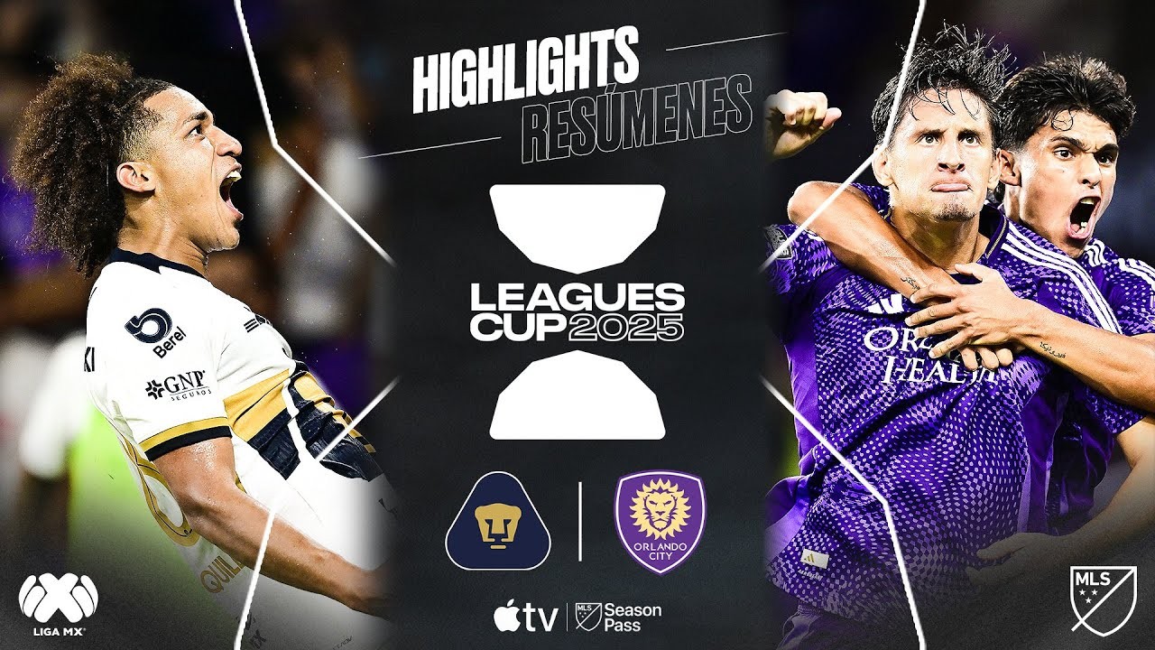 #ไฮไลท์ฟุตบอล [ พูมาส ยูนัม 1 - 1 ออร์แลนโด้ ซิตี้ ] อเมริกา ลีกคัพ 2025/31.7.68