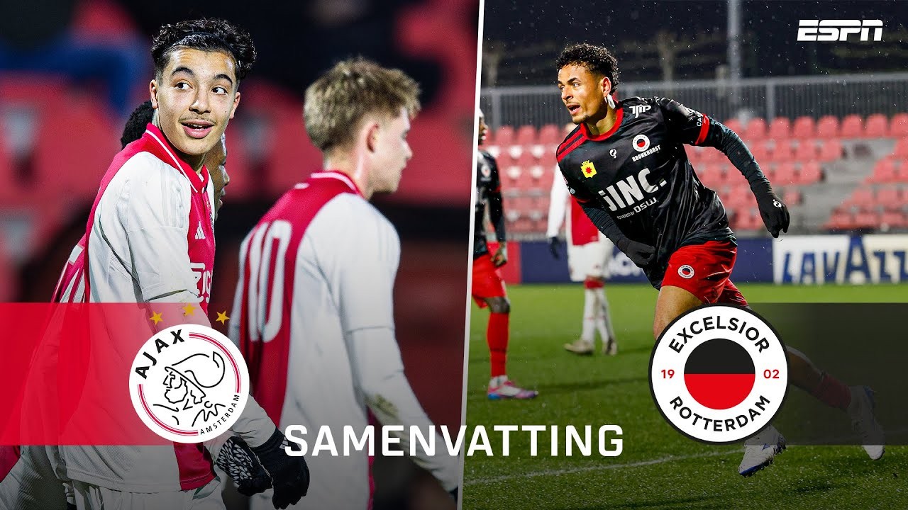 #ไฮไลท์ฟุตบอล [ อาแจ็กซ์ อัมสเตอร์ดัม(เยาวชน) 3 - 2 เอ็กเซลซิเออร์ ] จูปิแลร์ลีก ฮอลแลนด์ 2025/11.2.68