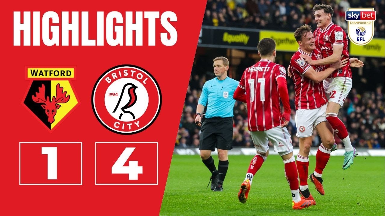 #ไฮไลท์ฟุตบอล [ วัดฟอร์ด 1 - 4 บริสตอล ซิตี้ ] เดอะแชมเปี้ยนชิพ อังกฤษ 2023/27.12.66