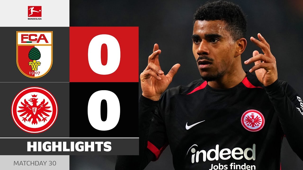 #ไฮไลท์ฟุตบอล [ เอาก์สบวร์ก 0 - 0 ไอน์ทรัค แฟร้งค์เฟิร์ต ] บุนเดสลีก้า เยอรมัน 2025/21.4.68