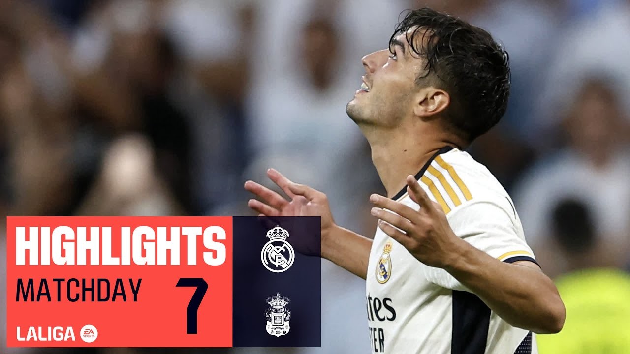 #ไฮไลท์ฟุตบอล [ เรอัล มาดริด 2 - 0 ลาส พัลมาส ] ลาลีก้า สเปน 2023/28.9.66