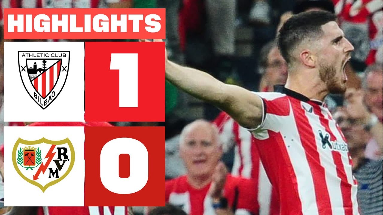 #ไฮไลท์ฟุตบอล [ แอธเลติก บิลเบา 1 - 0 ราโย่ บาเยกาโน่ ] ลาลีก้า สเปน 2025/26.8.68