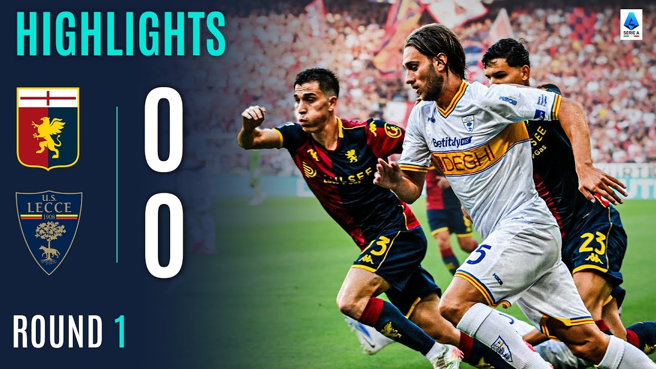 #ไฮไลท์ฟุตบอล [ เจนัว 0 - 0 เลชเช่ ] กัลโช่ เซเรียอา อิตาลี 2025/24.8.68