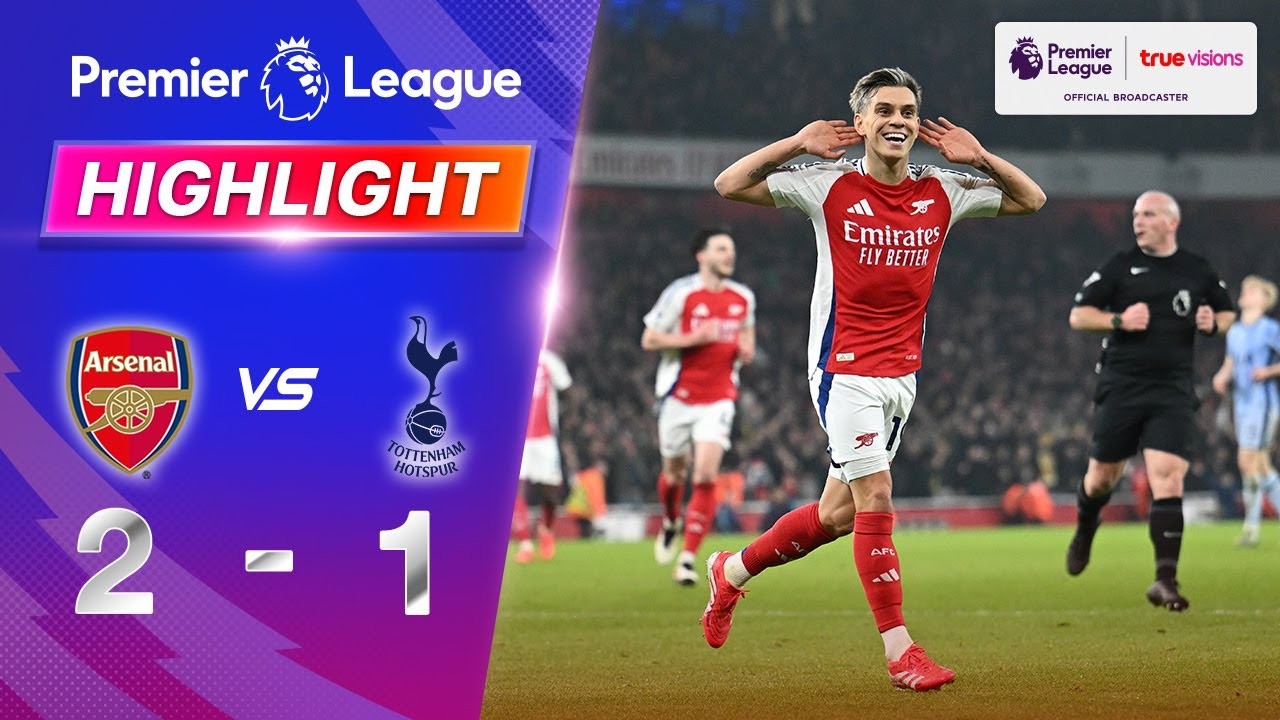 Full Match ย้อนหลัง [ อาร์เซน่อล vs ท็อตแน่ม ฮ็อตสเปอร์ส ] พรีเมียร์ลีก อังกฤษ 16.1.68