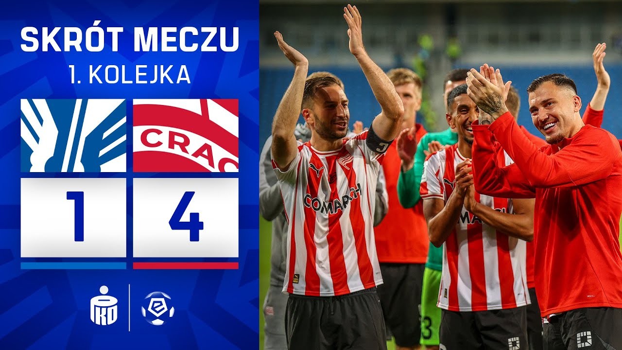 #ไฮไลท์ฟุตบอล [ เลช พอซนาน 1 - 4 คราโคเวีย คราคอฟ ] โปแลนด์ เอ็คสตรัคลาซ่า 2025/19.7.68