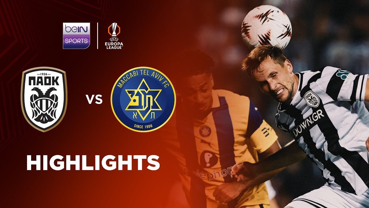 #ไฮไลท์ฟุตบอล [ พีเอโอเค ซาโลนิก้า 0 - 0 มัคคาบี้ เทลอาวีฟ ] ยูฟ่า ยูโรป้า ลีก 2025/25.9.68