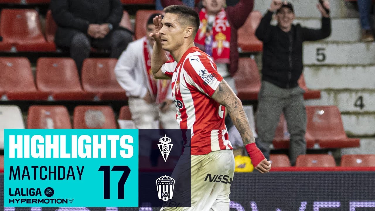 #ไฮไลท์ฟุตบอล [ สปอร์ติ้ง กิฆอน 2 - 0 เอลเดนเซ่ ] อเดลันเต้ สเปน 2023/28.11.66