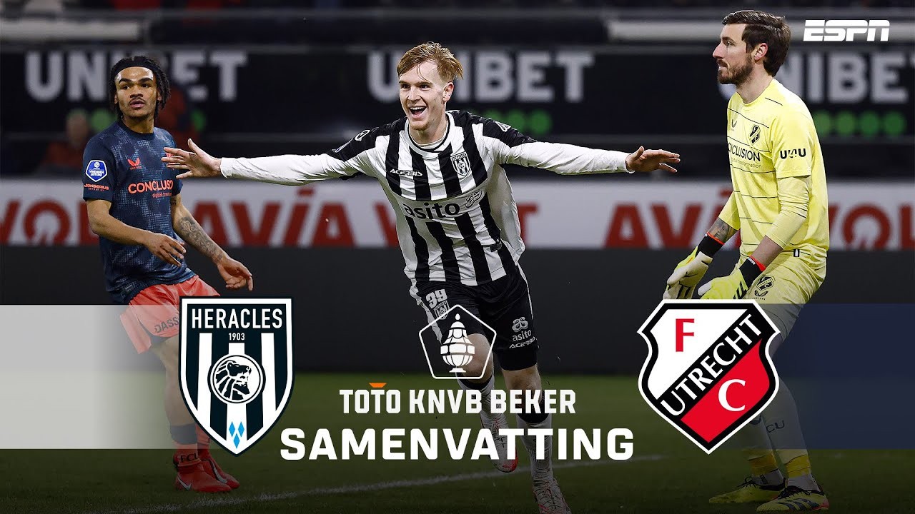 #ไฮไลท์ฟุตบอล [ เฮราเคิ่ลส์ อัลมีโร่ 2 - 0 อูเทร็คท์ ] เนเธอร์แลนด์ ดัตช์ คัพ 2025/5.2.68