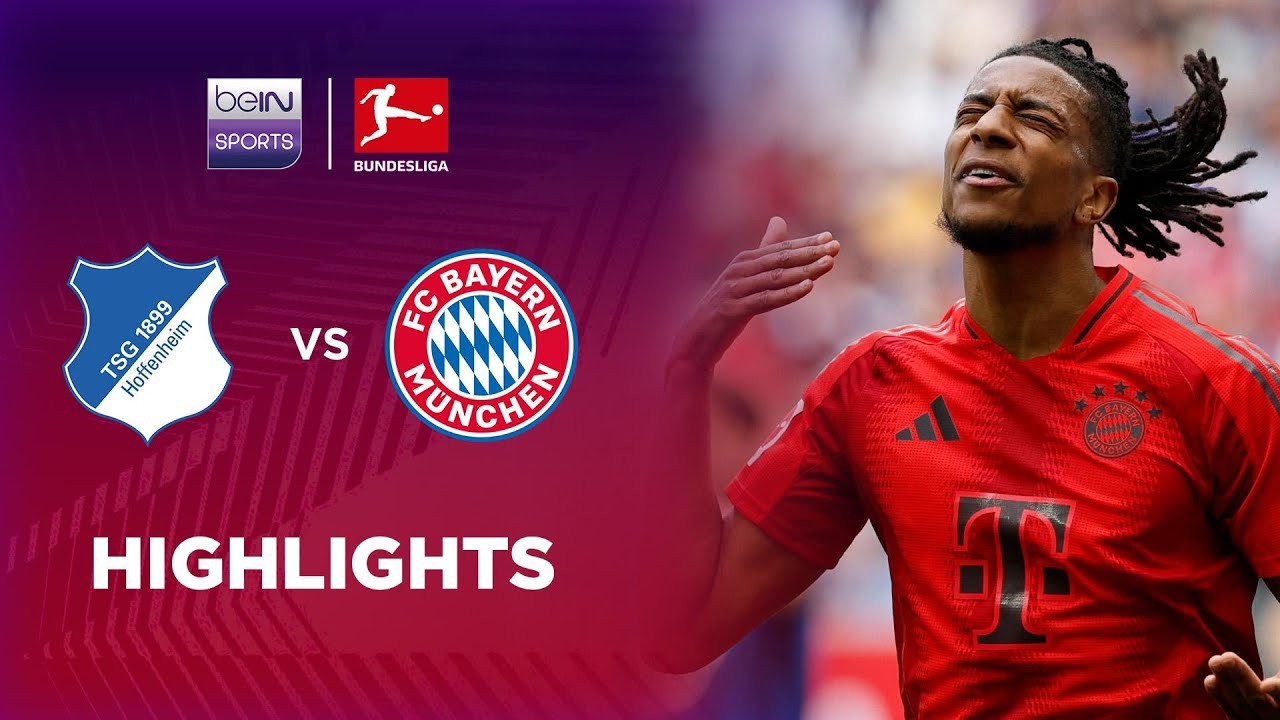 #ไฮไลท์ฟุตบอล [ ฮอฟเฟ่นไฮม์ 0 - 4 บาเยิร์น มิวนิค ] บุนเดสลีก้า เยอรมัน 2025/18.5.68