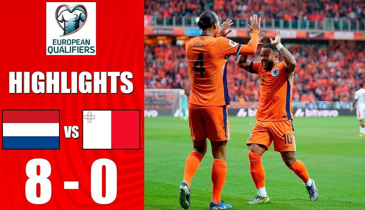 #ไฮไลท์ฟุตบอล [ เนเธอร์แลนด์ 8 - 0 มอลต้า ] ฟุตบอลโลก รอบคัดเลือก โซนยุโรป 2025/11.6.68