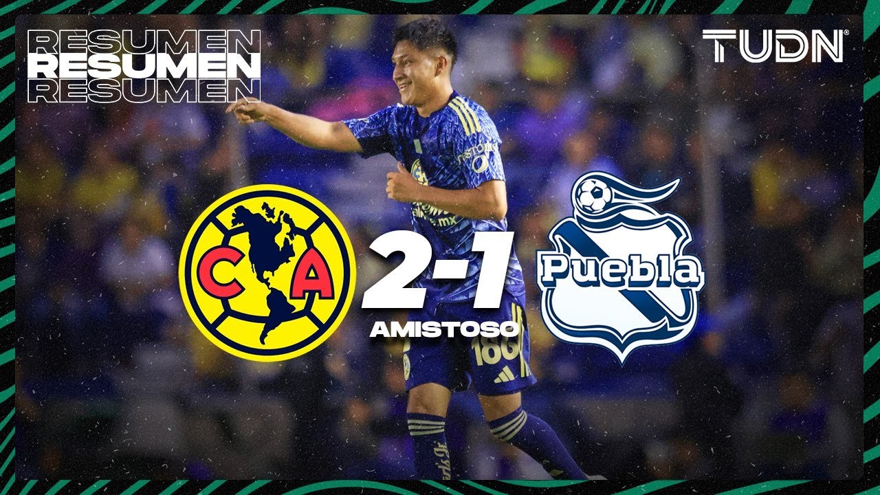 #ไฮไลท์ฟุตบอล [ คลับ อเมริกา 2 - 1 พูอีบลา ] กระชับมิตร สโมสร 2025/3.7.68