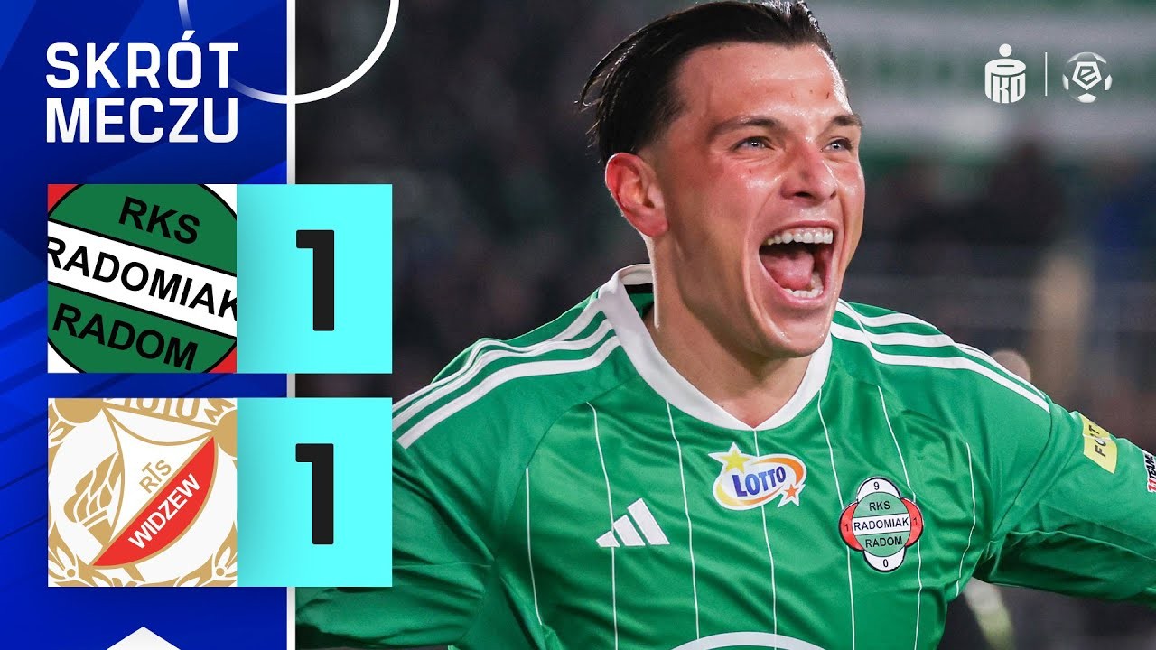 #ไฮไลท์ฟุตบอล [ ราดอมเมียร์ ราดอม 1 - 1 วิดซอว์ ลอดส์ ] โปแลนด์ เอ็คสตรัคลาซ่า 2025/1.3.68