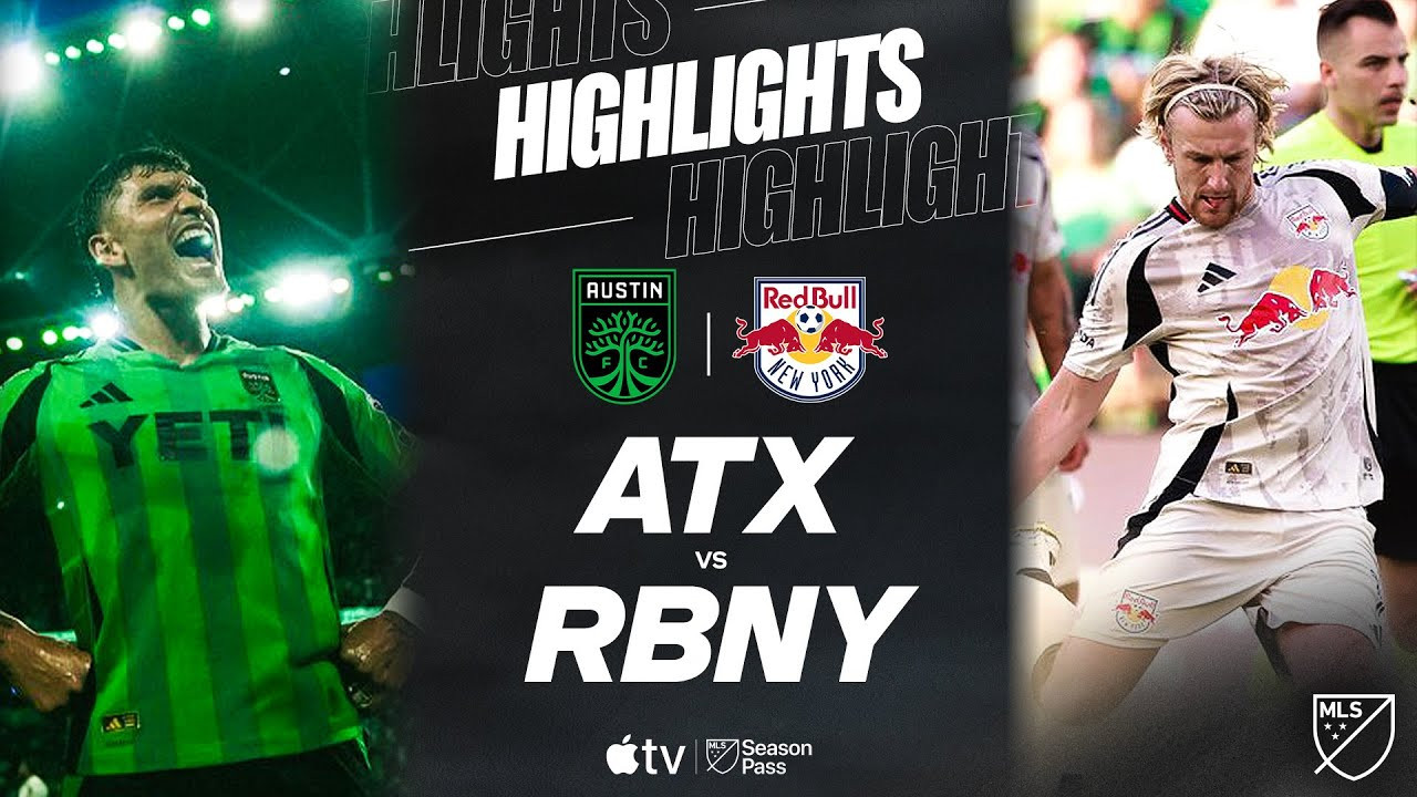 #ไฮไลท์ฟุตบอล [ ออสติน เอฟซี 2 - 1 นิวยอร์ก เร้ด บูลล์ส ] ยูเอสเอ เมเจอร์ลีก ซอคเกอร์ 2025/15.6.68