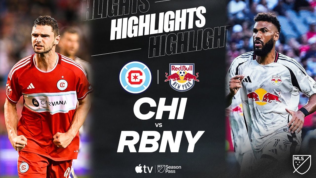 #ไฮไลท์ฟุตบอล [ ชิคาโก้ ไฟร์ 1 - 0 นิวยอร์ก เร้ด บูลล์ส ] ยูเอสเอ เมเจอร์ลีก ซอคเกอร์ 2025/27.7.68