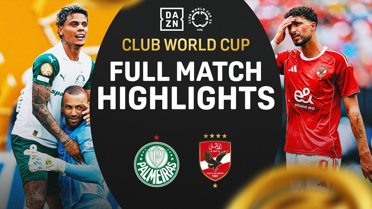#ไฮไลท์ฟุตบอล [ พัลไมรัส(บราซิล) 2 - 0 อัล อาห์ลี(อียิปต์) ] ฟีฟ่า คลับ เวิลด์ คัพ 2025/20.6.68
