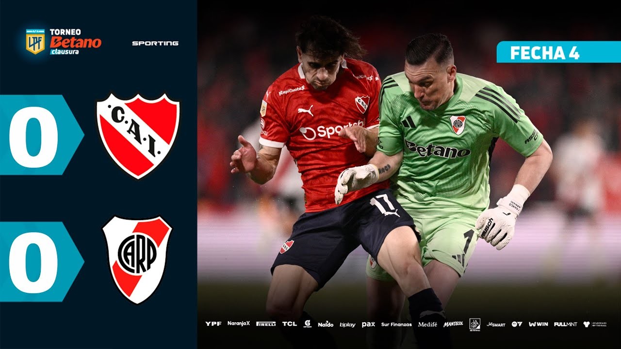 #ไฮไลท์ฟุตบอล [ อินดิเพนเดนเต้ 0 - 0 ริเวอร์เพลท ] อาร์เจนติน่า พรีเมียร์ ดิวิชั่น 2025/10.8.68