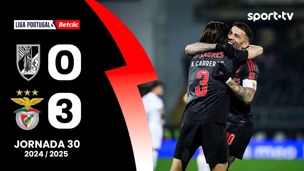 #ไฮไลท์ฟุตบอล [ วิตอเรีย กิมาไรส์ 0 - 3 เบนฟิก้า ] ลีกา ซาเกรส โปรตุเกส 2025/20.4.68