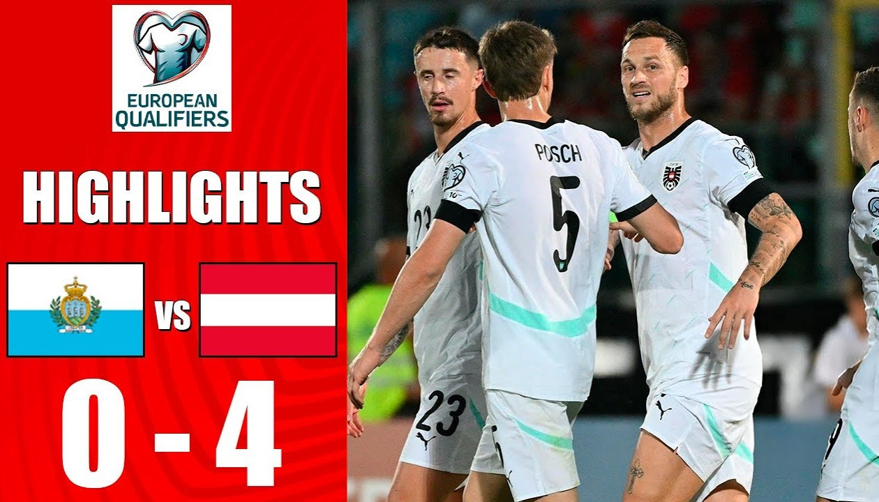 #ไฮไลท์ฟุตบอล [ ซานมารีโน่ 0 - 4 ออสเตรีย ] ฟุตบอลโลก รอบคัดเลือก โซนยุโรป 2025/11.6.68