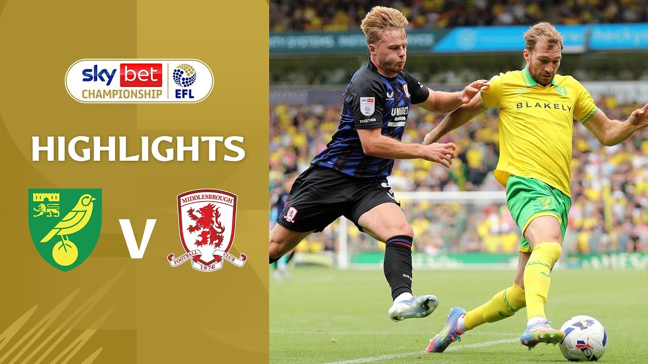 #ไฮไลท์ฟุตบอล [ นอริช ซิตี้ 1 - 2 มิดเดิ้ลสโบรห์ ] เดอะแชมเปี้ยนส์ชิพ อังกฤษ 2025/24.8.68