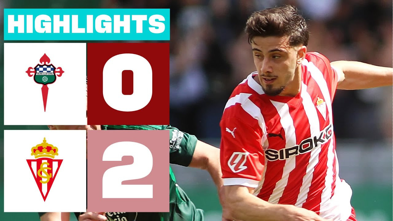 #ไฮไลท์ฟุตบอล [ เรซซิ่ง เดอ เฟอรอล 0 - 2 สปอร์ติ้ง กิฆอน ] อเดลันเต้ สเปน 2025/1.6.68