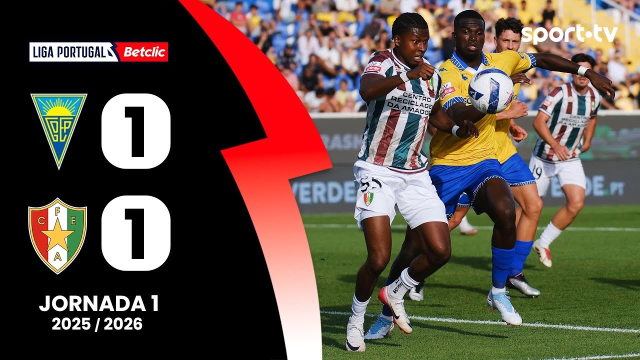 #ไฮไลท์ฟุตบอล [ เอสโตริล 1 - 1 อมาดอร่า ] พรีไมร่า ลีก้า โปรตุเกส 2025/12.8.68