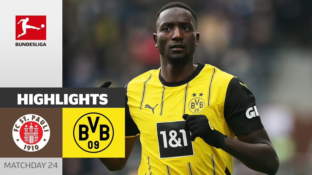 #ไฮไลท์ฟุตบอล [ ซังค์ เพาลี 0 - 2 โบรุสเซีย ดอร์ทมุนด์ ] บุนเดสลีก้า เยอรมัน 2025/2.3.68